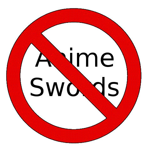 No Anime Swords